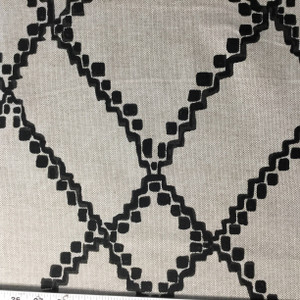 Aztec Argyle in Black and Tan | Home Decor Fabric | Premier Prints | 54 Wide