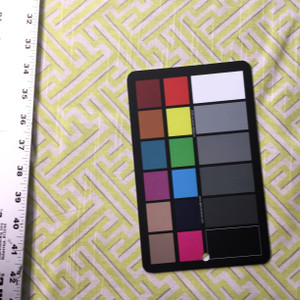 Geometric Weave | Green / Gray / White | Home Decor Fabric | 54 Wide | BTY