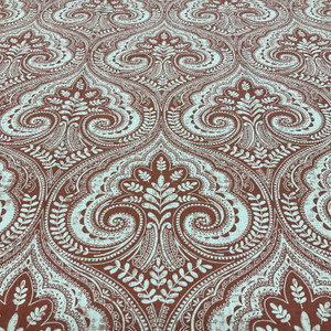 Salmon Pink Spade Ogee | Home Decor Fabric | Mill Creek Fabric | 54 Wide | BTY