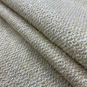 Yellowish Beige Textured Chenille Fabric | Heavy Duty Upholstery | 54 Wide | BTY