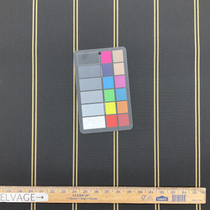 4988-0000 | Cooper Black  Striped  Sunbrella | 46 Inch | Marine And Awning Fabric