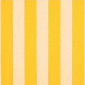 5702-0000 | Beaufort Yellow and White 6 bar Striped  Sunbrella | 46 Inch | Marine And Awning Fabric