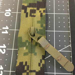 2 Pack -8.25" Coil Zipper | Green Digital Camouflage | Military Repair | Bags / Pockets