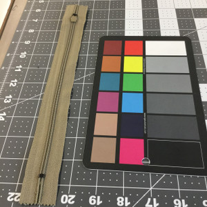 10" Size 5 Coil Zipper  | Tan  | YKK Brand | Bags / Pockets