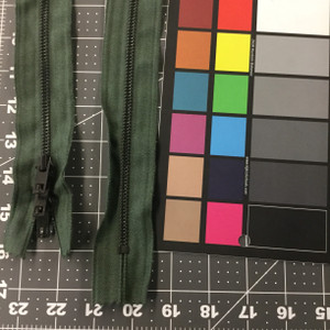 48.5" Metal Zipper - 3 pulls | Sage Green | Military Repair | Duffel Bag