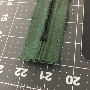 9" Metal Zipper 2 pack | Sage Green  | YKK Brand | Military | Bags / Pockets