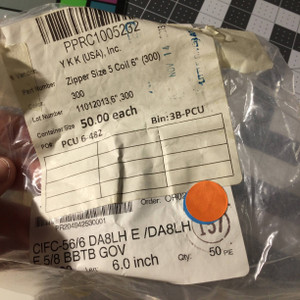 6" Size 5 Coil Zipper - 2-pulls 2 pack | Tan  | YKK Brand | Bags / Pockets