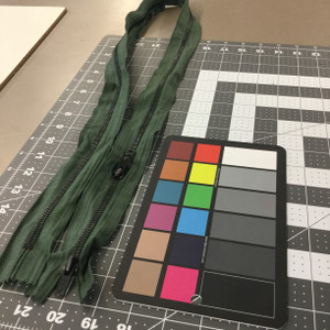 45.5" Metal Zipper - 3 pulls | Sage Green | Military