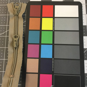 2 pack - 6" Size 5 Coil Zipper - 2 pulls | Tan  | YKK Brand | Bags / Pockets