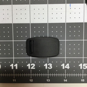 3/4" Black Plastic Military Style Belt Buckle (Male) | Use with MILL-1119 (Female)