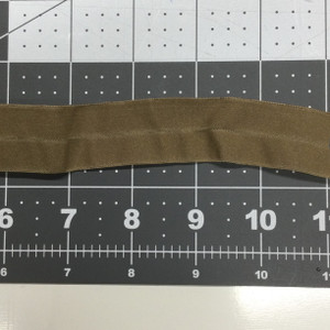1" Fold over Elastic Binding | Light Coyote Tan | Milspec | Soft | For Apparel / Headlamps / Headbands