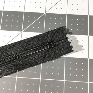 9.5" Coil Zipper | Black | YKK Brand | Bags / Pockets