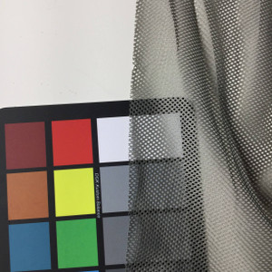 Gray Mesh Fabric Netting | Lightweight | Swim Shorts Lining / Mesh Bags | 54 Wide | By the Yard