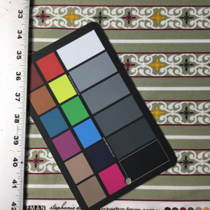 Perfectly Poppy Decorative Stripes | Green / Red / Yellow | Quilting Fabric | Robert Kaufman | 44" Wide | By the Yard