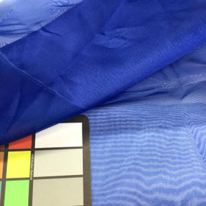 royal blue organza fabric