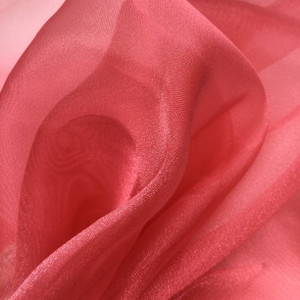 watermelon pink organza fabric