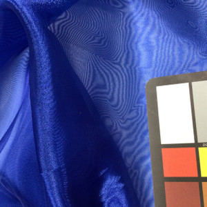 midnight blue organza fabric