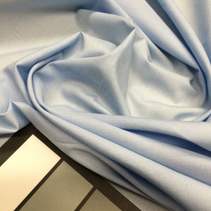 light blue poly cotton fabric