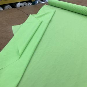 Lime Green Poly Cotton Fabric | Lightweight Woven | Apparel Linings Drapes Face Masks
