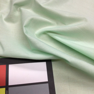 mint green poly cotton fabric
