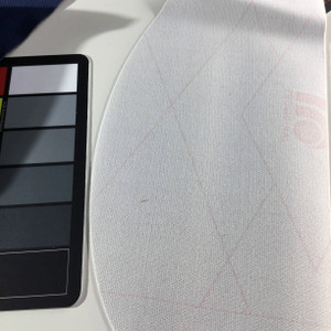 0.8 Yard Piece of Vinyl Fabric | Matte Silver Light Grain | Upholstery / Bag Making | 54 Wide