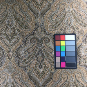 Rajah in Cocoa by P/Kaufmann | Brown / Gray | Home Decor Fabric | Light Upholstery / Drapery | 54" Wide | By the Yard