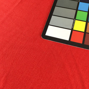 Two Tone Red Poplin Fabric  |  Vintage Drapery / Apparel Fabric  | Linen Weave /100% Poly | 58 Wide | By the Yard