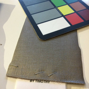 2.8 Yard Piece of Vinyl Fabric | Light Bronze Woven Texture | Upholstery / Bag Making | 54 Wide