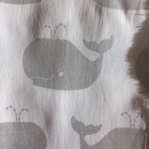 Whales Gray on White | Twill Home Decor Fabric | Premier Prints | Nautical | 54 Wide | By the Yard