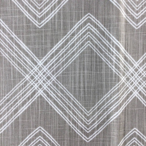 Lined Geometric Gray / White | Home Decor Fabric | Premier Prints | 54 Wide | By the Yard