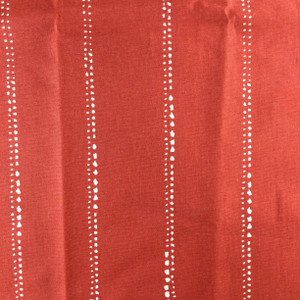 Dotted Stripes Red / White | Home Decor Fabric | Premier Prints | 54 Wide | By the Yard