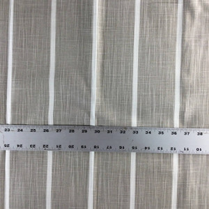 Vertical Stripes Gray / White | Linen-like Home Decor Fabric | Premier Prints | 54 Wide | By the Yard