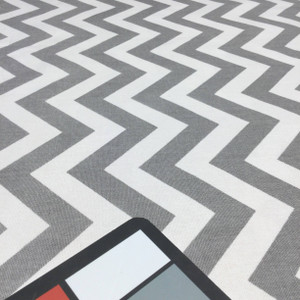 Chevron Gray and White | Home Decor Fabric | Premier Prints | 54 Wide | By the Yard