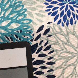 Modern Floral Blues / Teal / White | Indoor / Outdoor Home Decor Fabric | Premier Prints | 54 Wide | By the Yard