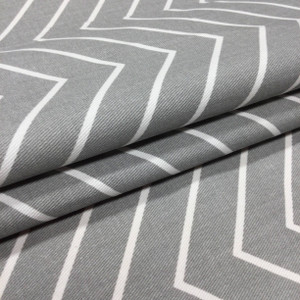 Modern Chevron Gray / White | Home Decor Fabric | Premier Prints | 54 Wide | By the Yard