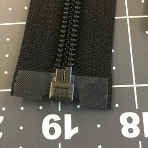 26" Separating Coil Zipper | Black | YKK Brand | Jackets