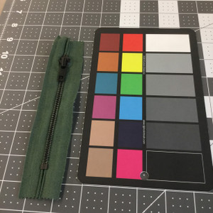 5.5" Metal Zipper | Sage Green  | YKK Brand | Military | Bags / Pockets