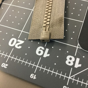 32.5" Separating Zipper | Tan | Molded Plastic | YKK Brand | Jackets