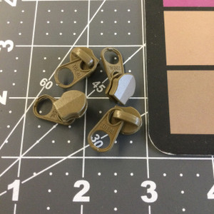Desert Tan # 5 Coil Zipper Pulls