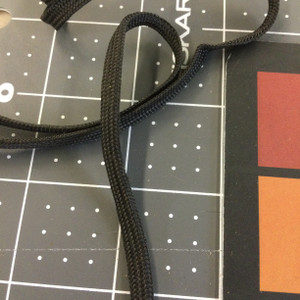 Black Flat Braided Lacing Cord | Milspec | Shoe lacing | By the Yard