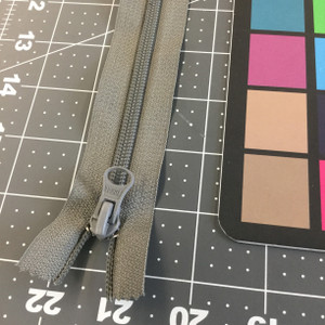 7" Size 5 Coil Zipper - 2 pulls | Taupe  | YKK Brand | Bags / Pockets