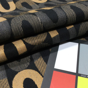 elongated circles black tan