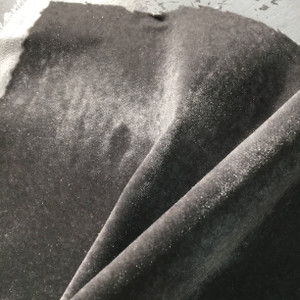 blue grey flocked velvet fabric upholstery craft display