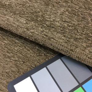 4.8 Yard Piece of Upholstery Fabric | Textured Chenille Taupe | Slipcovers / Home Decor | 54"