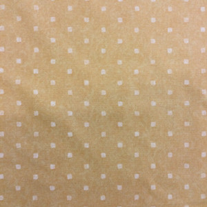 3.55 Yard Piece of Home Decor Fabric | Shabby Orange with Square Dabs | Upholstery / Drapery | 54" Wide