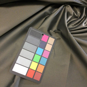 6.55 Yard Piece of Drapery Fabric | Taupe Taffeta | 54" Wide