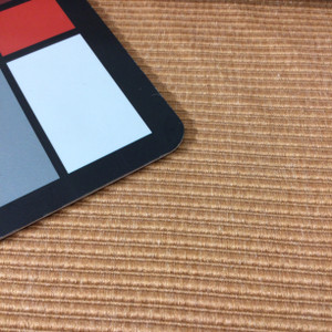 4.3 Yard Piece of Upholstery Fabric | Muted Orange Subtle Stripes | 54" Wide