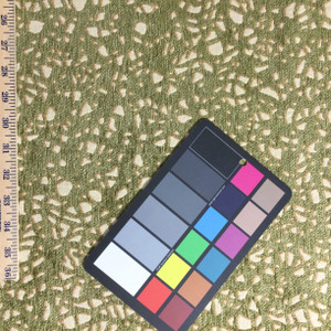 3.05 Yard Piece of Upholstery Fabric | Abstract Green Chenille with Beige | 54" Wide