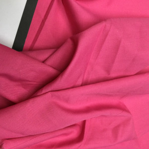 Hot Pink Poly Cotton Fabric | Lightweight Woven | Apparel Linings Drapes| 60 inch wide | By the Yard