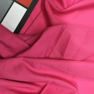 Hot Pink Poly Cotton Fabric | Lightweight Woven | Apparel Linings Drapes| 60 inch wide | By the Yard